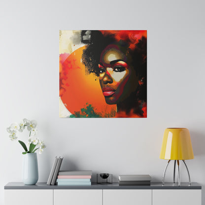 Abstract African American Canvas Art