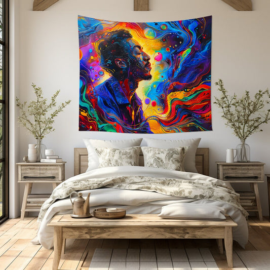 Drifting African American Indoor Wall Tapestry